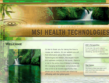 Tablet Screenshot of msi-health.com